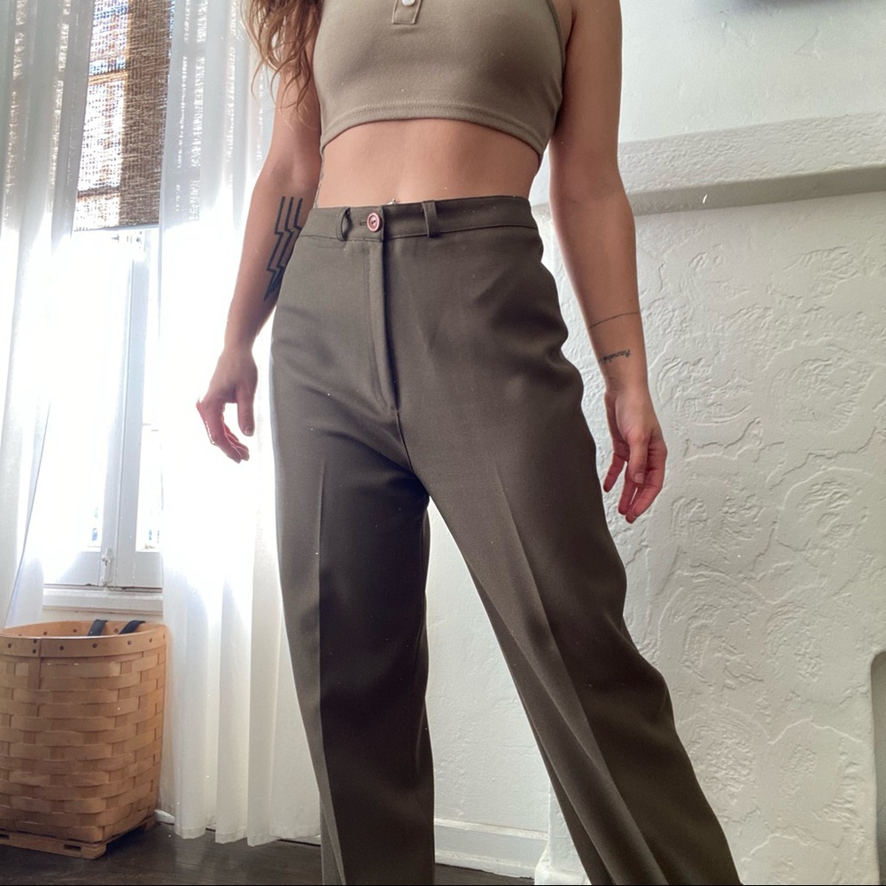 Vintage Pleated Trousers